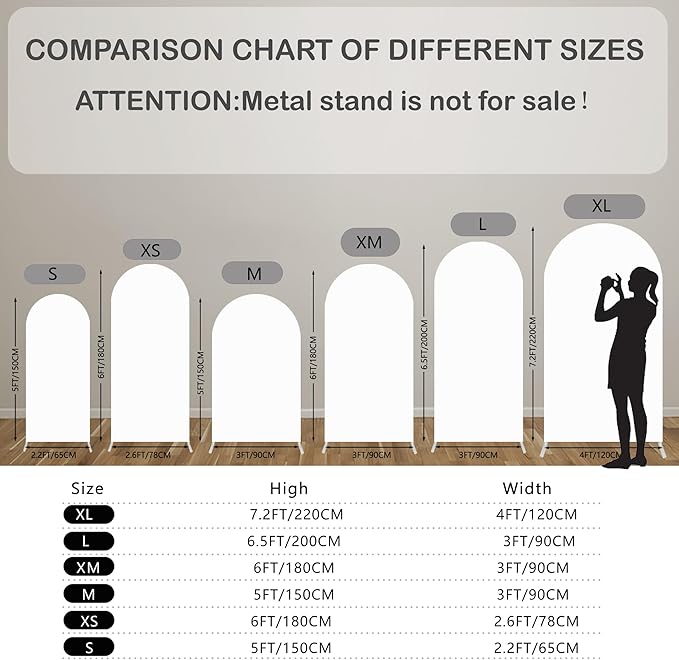 Mexico Theme Arch Stand Covers Fiesta Wedding Party Elastic Fabric Background Birthday Baptismx Baby Shower Decor Props (90x180cm(W35''H72''),G-3744)