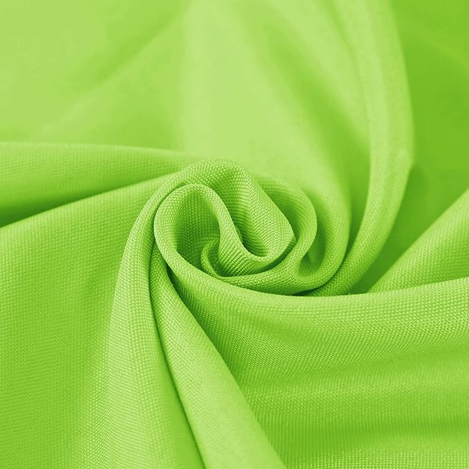 Cupuamon 108 inch Round Tablecloth Washable Polyester Table Cloth Decorative Table Cover for Wedding Party Dining Banquet（108 inch,Apple Green）