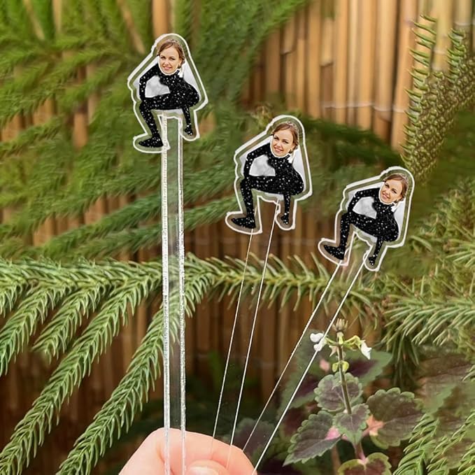 Personalized 50 Pcs Double-Sided Wedding Stir Stick, Custom Bride Face Dancers Stir Stick, Acrylic Cocktail Stirrers, Wedding Drink Stirrers,Bridal Shower Gifts, Bachelorette Party Gifts