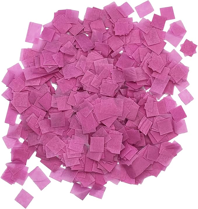 Confetti - Pink Biodegradable Tissue Paper, 1 Lb Bag
