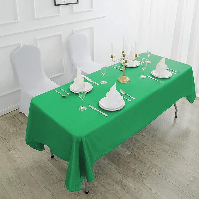 Cupuamon 70 inch Round Tablecloth Washable Polyester Table Cloth Decorative Table Cover for Wedding Party Dining Banquet（70 inch,Emerald）