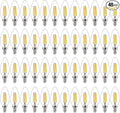 FLSNT 60W Equivalent LED Chandelier Light Bulbs, Dimmable LED B11 E12 Candelabra Base Bulbs, 3500K Natural White, 550LM, 48 Pack UL,CA65 Listed.