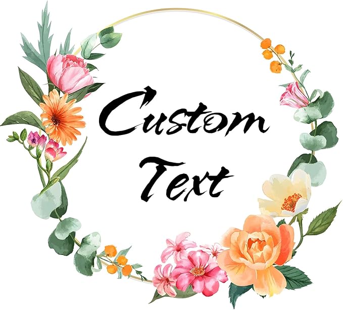 Personalized Stickers Labels Customized for Wedding Favors Birthday Business Logo Photo Custom Sticker Waterproof, Fade & Heat Resistant and Cold Resistant. Pack of 100 to 1000(2.5 Inch)