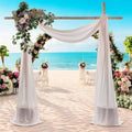 MDS Halloween Chiffon Draping Fabric - 1 Panel, 30" Wide x 30ft Long - Sheer Spooky Arbor & Canopy Drapery for Haunted House Backdrops, Party Ceilings, DIY Costumes & Themed Events - Nude
