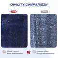 Backdrop Navy Blue Sequin, 6Ft x 8Ft Photo Background