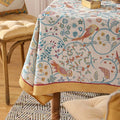 Patdrea Designer French Tablecloth for Rectangle – 55"x87"-Magnolia