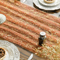 Gold Gauze Table Runner 10FT, 120 Inch – Orange – 120in