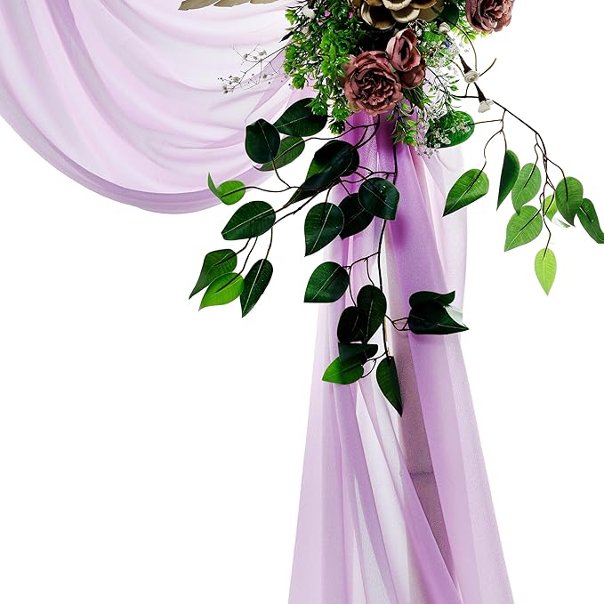 Backdrop Sheer Chiffon Drapery Fabric 30 x 50 Ft Orchid