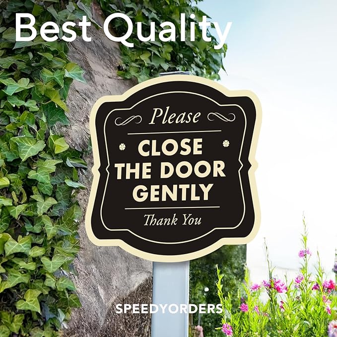 Custom Decorative Outdoor Metal Signs, Personalized Aluminum Signs, Customized Driveway Signs, Waterproof Signs Made In USA, Design 3 Black Charcoal 24x24 In