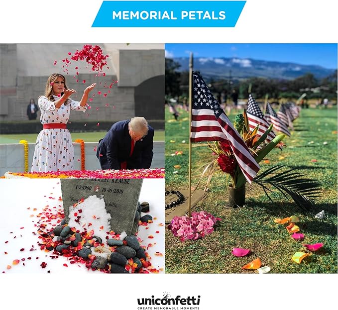 Dried Flower Mixed Flowers Biodegradable Confetti - Real Flower Petals for Weddings, Flower Girl Toss, Wedding Send Off Ideas, Party Table Decoration | Boxed - 8oz (0.5lbs)