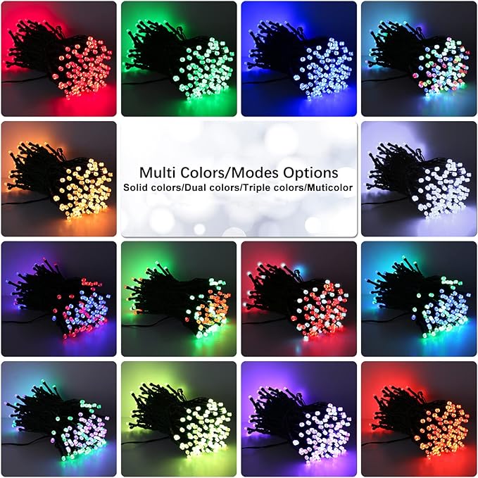 Indoor String Lights 98 FT, 300 LED RGB with Remote and Music Mode