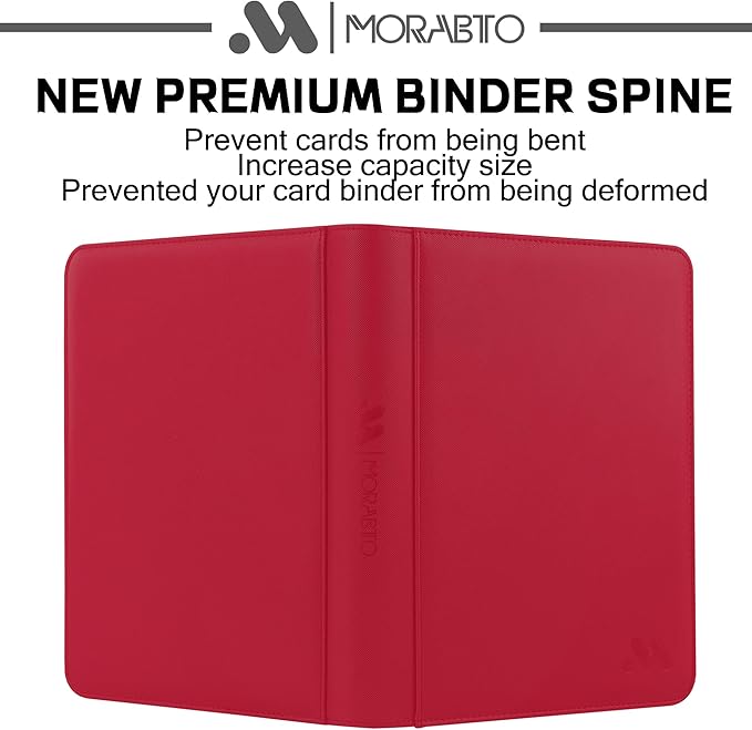 Card Binder 9 Pocket,Trading Card Binder Holds up to 360 Cards with 20 Sleeves,Zipper Card Holder Album Compatible with TCG Card/Game Cards/Sports Card