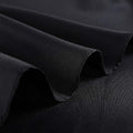 Tablecloths, 120 Inch Round Black Polyester, Pack of 6