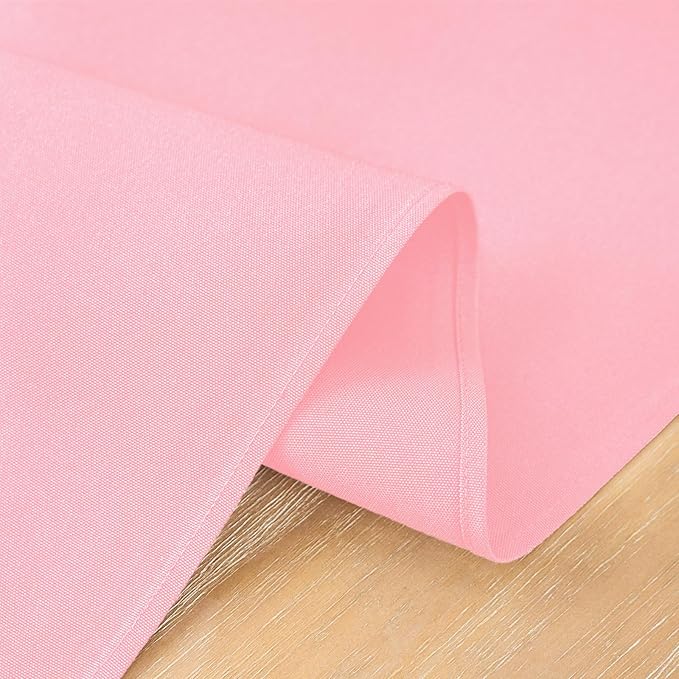 2 Pack Pink Long Table Runner 12 x 108 Inch Solid Color Farmhouse Runners Coffee Table Dresser for Daily Party Home Decoration
