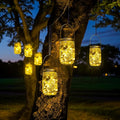 String Lights: Solar Mason Jar Lanterns, 8 Pack with 30 LEDs Each