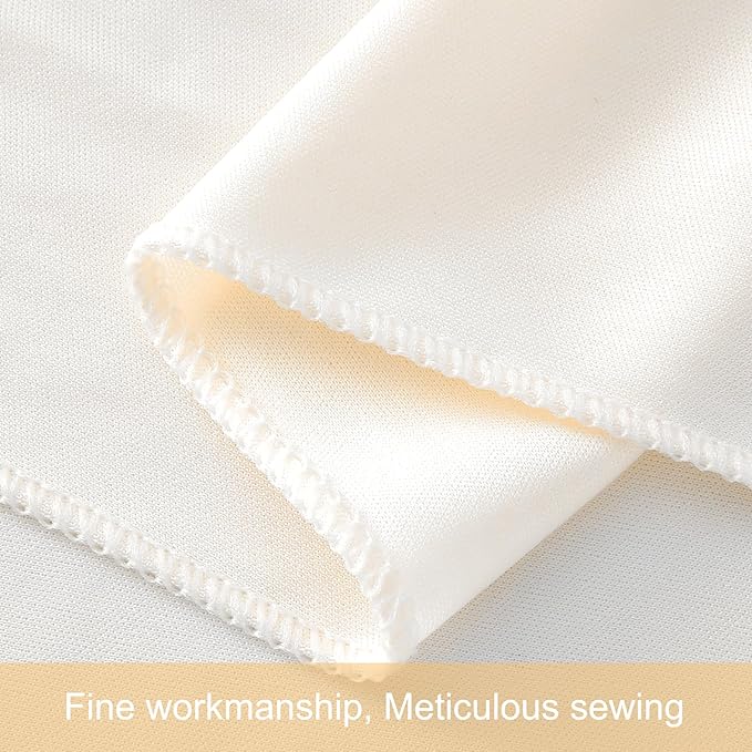 Champagne Backdrop Curtain Set, 5x12 ft, 10 Panels, Wrinkle Free Fabric