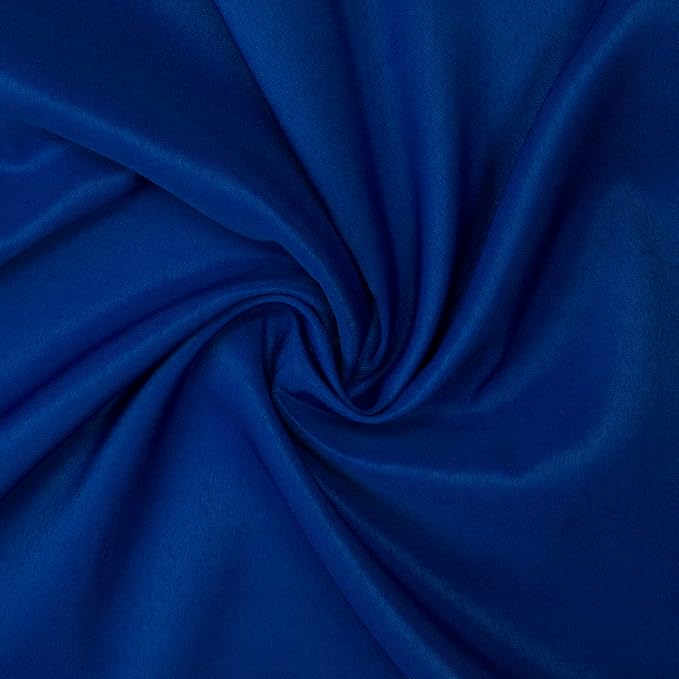 Gee Di Moda Rectangle Tablecloth - 90 x 156 Inch Royal Blue Table Cloth for 8 Foot Table with Floor-Length Drop - Heavy Duty Washable Fabric - 8 Ft Buffet Table, Holiday Party, Wedding & Baby Shower