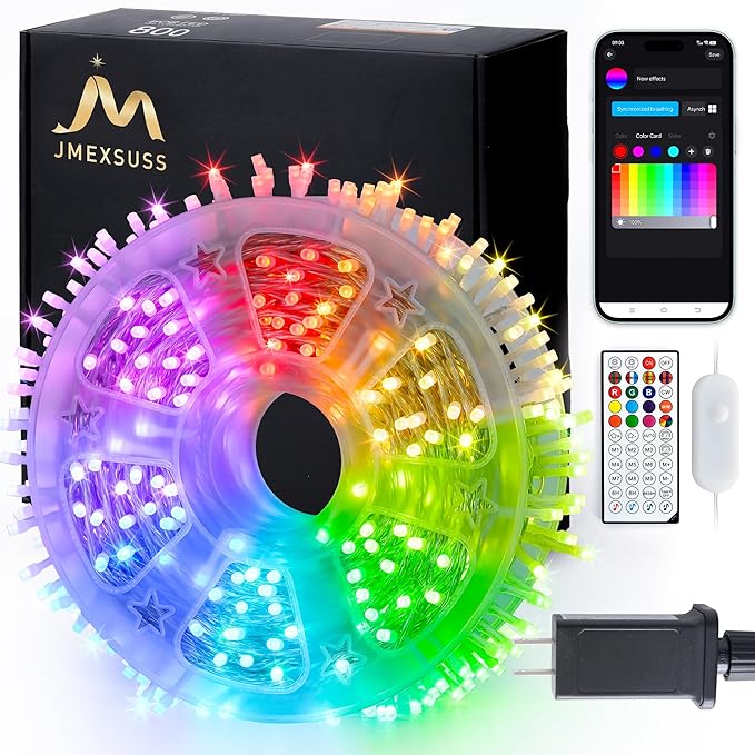 String Lights 264 ft RGB LED with Music Mode, Remote & Timer