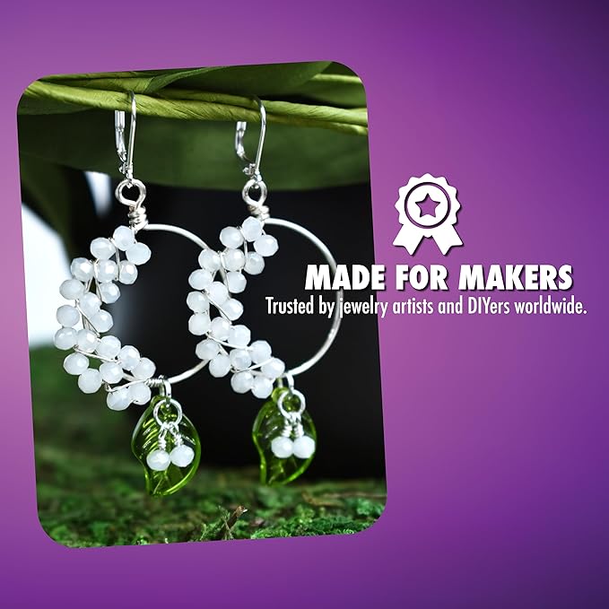 Artistic Wire, 24 Gauge Tarnish Resistant Colored Copper Craft Wire, Burgandy, 20 yd