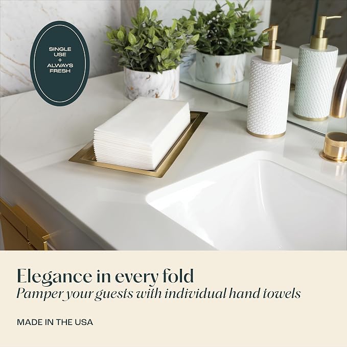 300-pack Servietto Disposable Linen-Feel Guest Towels - Image 2