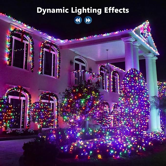 Indoor String Lights, 164ft RGB LED Color Changing with Remote