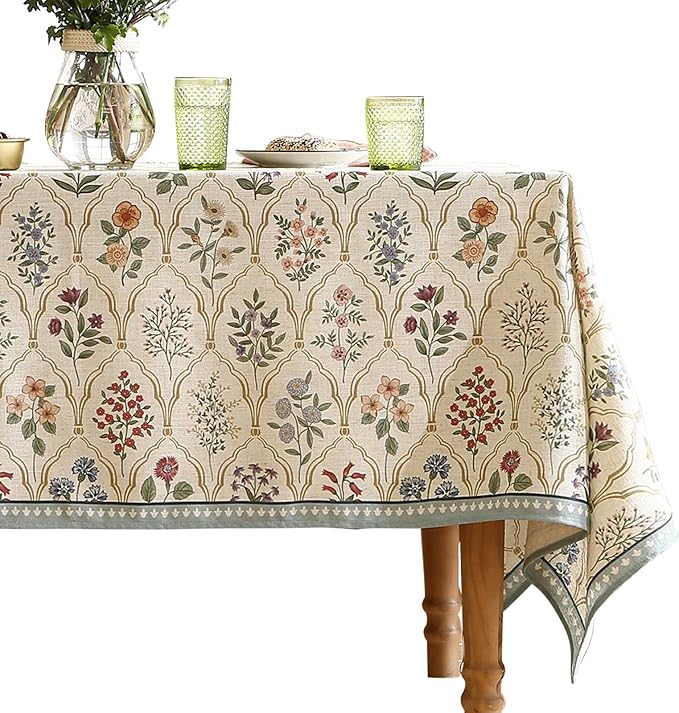 Tablecloth 55 x 87 Inch Rectangular Serenity Linen Blend