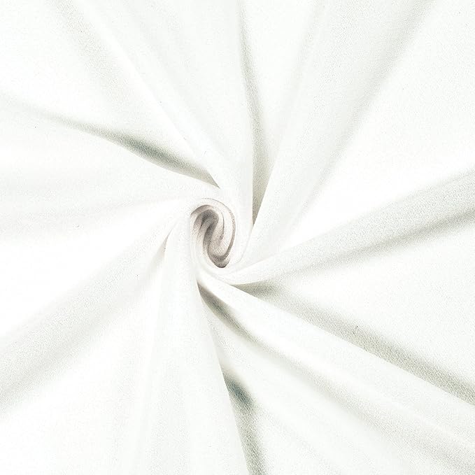 Backdrop Sheer Chiffon Drape Fabric, Ivory Glitter, 30 In x 40 Ft
