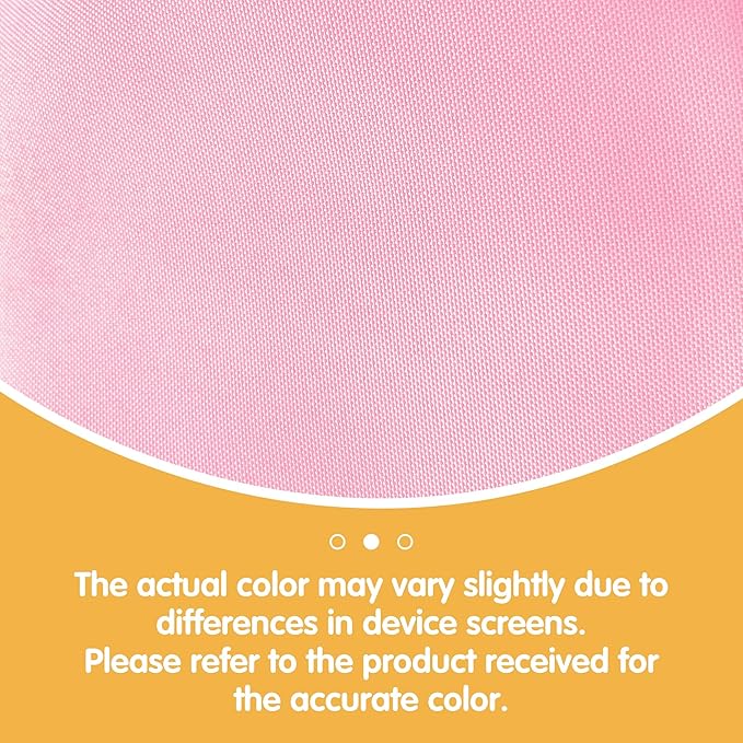 BRILLMAX 6 Pack Pink Round Tablecloths 132 Inch - Circle Bulk Linen Polyester Fabric Washable Table Cloth Cover for Wedding Reception Banquet Birthday Party Buffet Restaurant