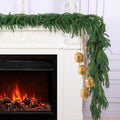 Garlands: Set of 2 Green Artificial Norfolk Pine Garlands, 6 Ft Each
