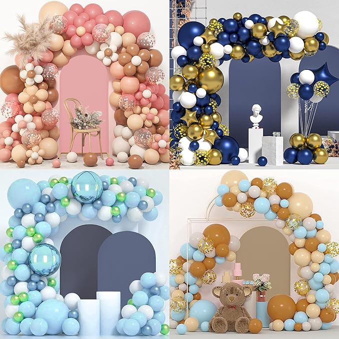 7.2FT Wedding Arch Covers Arch Backdrop Cover Arch Stand Covers Set Arch Cover Spandex Fabric Stretchy Backdrop for Wedding Birthday Party Decoration Baby Shower (Candy Orange)