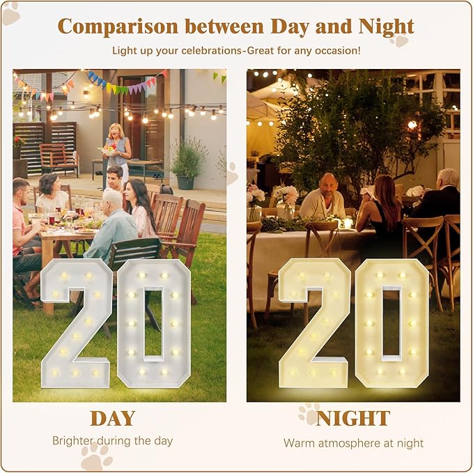 Marquee Light Up Letters: 3FT Large Decorative Signs for Party Decorations Baby Shower Birthday Wedding Engagement Anniversary, 3 Feet Tall Pre-Cut DIY Foamboard Letter B - Easy to Assemble