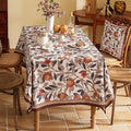 Patdrea Designer Vintage Long Rectangle Tablecloth – 63"x94"-Tehran a
