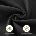 Tablecloths, 6-Pack Black Rectangular Polyester, 60 x 120 Inch
