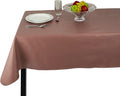 Vinyl Tablecloth, Orange Rectangle 52 x 90 Inch, 6.0 Gauge