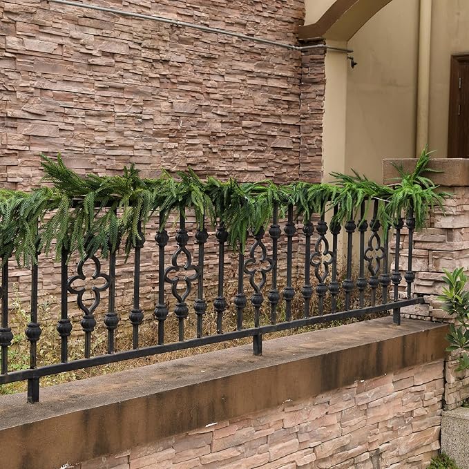Garland - 15 Ft Green Artificial Norfolk Pine with PE Material