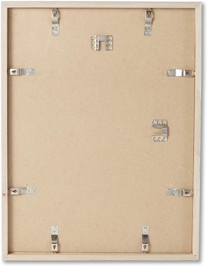 Opposite Wall - 11x17 in - Natural Solid Oak Wood Picture Frame - Lightweight, Versatile & Shatterproof - Wall Hanging Poster or Photo Frame - Wall Decor for Office, Gallery & Home