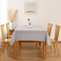 Tablecloths, Stone Rectangular, 2 Pack, 90 x 156 Inch Polyester Blend