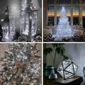 80Ft 240LED Fairy Lights Battery Operated, 4Pack – Cool White