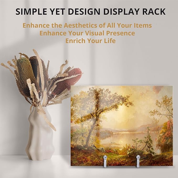 Picture Stands for Display 3 Pack 3 Inch Plate Stands for Display - Silver Metal Decorative Plate Stand, Plate Holder Display Stand, Picture Frame Stand, Plate Display Stands for Picture Stand