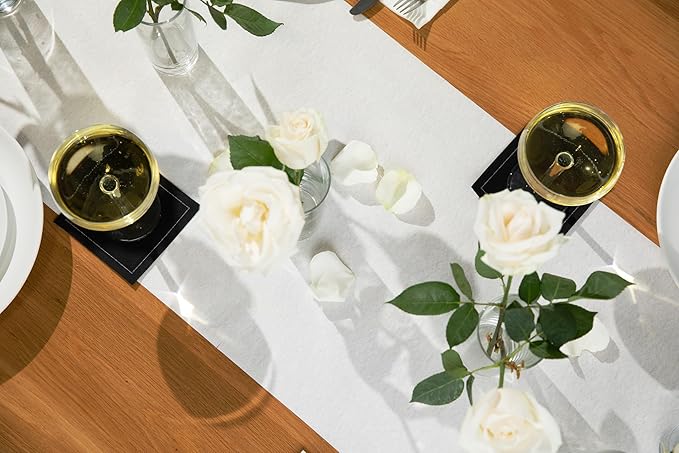 American Homestead Paper Table Runner Roll - 78 ft. Disposable Linen-Like Table Cover Roll - 20 Perforated Table Runners (16" x 48") for Parties, Weddings, and Events -Green