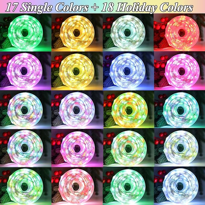 Indoor String Lights, 131ft 400 LED Fairy Lights with Remote, Multicolor