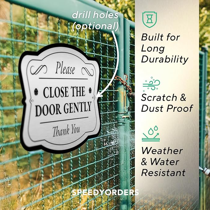 Custom Personalized Metal Signs - Aluminum 12x8 In, Waterproof, Silver, Driveway, USA