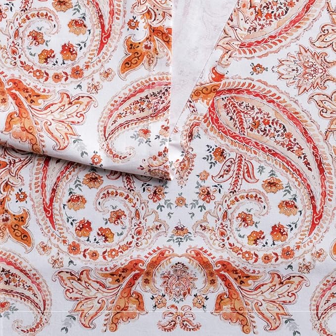 Maison d' Hermine Table Runner 100% Cotton Single Layer Table Runners 60 inches Long for Thanksgiving Christmas Decorations Home Kitchen Dining Party Wedding (Orient, 14.5" x 60")