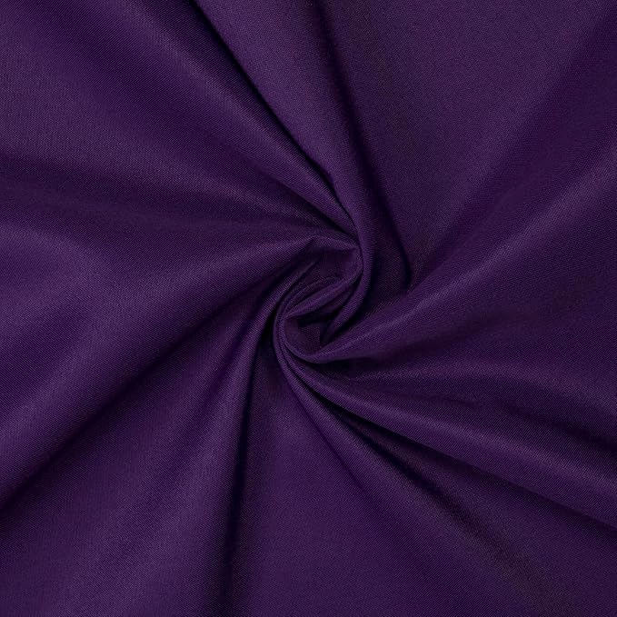 Gee Di Moda Square Tablecloth - 52 x 52 Inch Purple Table Cloth for Small Square or Round Tables - Heavy Duty Washable Fabric - for Buffet Table, Holiday Party, Dinner, Wedding & Baby Shower