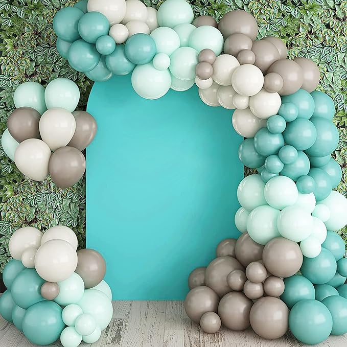 Wedding Arch Cover 6.6FT Arch Backdrop Cover Spandex Fitted Arch Cover for Round Top Chiara Backdrop Stand Covers for Wedding Birthday Party Baby Shower Banquet Ceremony Decoration