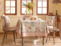 Patdrea Designer Linen Table Cloth – Pink – 63"x87"-Kulom a