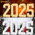 Party Marquee Number Decoration, 4 FT Mosaic Foam with LED Lights