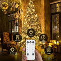 String Lights, 315 Ft Warm White LED Christmas Lights with Remote and Timer