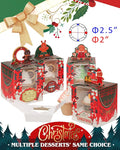 Cupcake Carriers 50 Count Auto-Pop Boxes with Inserts, Christmas Cookie