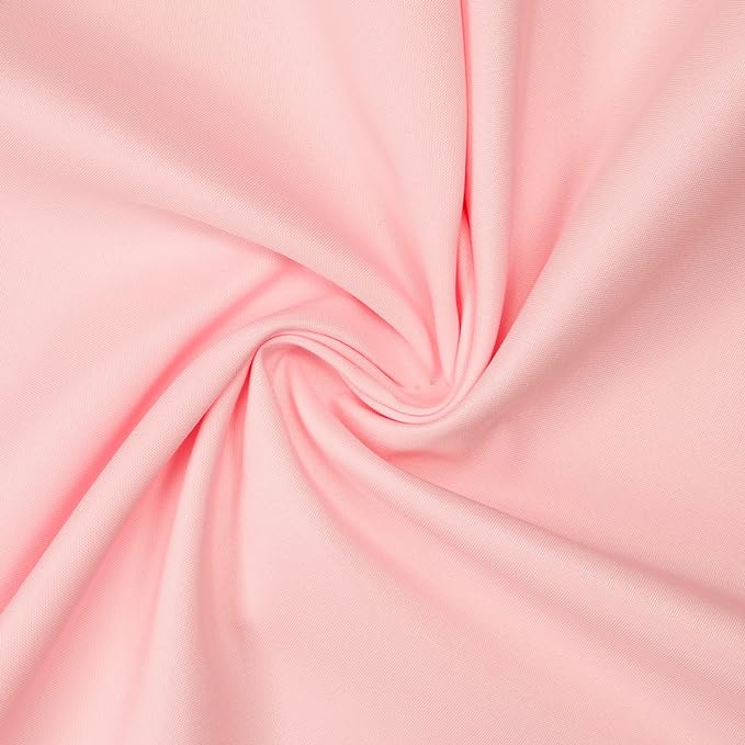 Gee Di Moda Square Tablecloth - 70 x 70 Inch Pink Table Cloth for Medium Square or Round Tables - Heavy Duty Washable Fabric - for Buffet Table, Holiday Party, Dinner, Wedding & Baby Shower